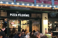 Pizza Pilgrims is a small but cosy restaurant that sells authentic pizzas for cheap prices. (Photo by Selma Hansen)